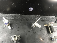 Экспозиция «Макет лунной базы» в Московском Планетарии
