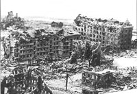 Разрушенный Сталинград. 1943 г.