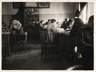 Читальный зал библиотеки. 1943-1944