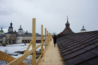 Реставрация крепостных стен Нового города в Кирилло-Белозерском музее-заповеднике
