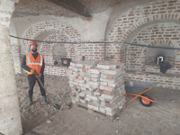 Реставрация крепостных стен Нового города в Кирилло-Белозерском музее-заповеднике