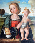 «Мадонна с младенцем и грушей» кисти Франческо Верла