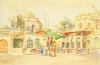Й. Павликевич. Улица в Константинополе, 1921 (Коллекция фонда А. Васильева)