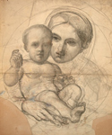 Бруни Ф.А. «Богоматерь с младенцем». Вторая четверть XIX века