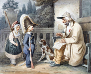 Белланже Ж-Л. И. «Ветеран и дети» 1828