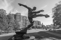 Памятник Всеволоду Боброву в Сестрорецке