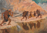 Флеров К.К. Охота неандертальцев на пещерного медведя (часть 3)