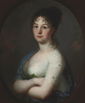 Анна Маргарета Гейгер. Портрет неизвестной. Ок. 1804 г. Холст, масло 
