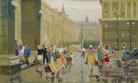Г.А. Гончаров. Улица Мира.1959