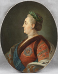 Портрет Екатерины II. Франция. XIX век. Из собрания МГОМЗ