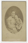 В.Я. Брюсов и его мать М.А. Брюсова. Москва, 1875