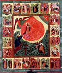 Огненное восхождение пророка Ильи, с житием. 1647 г.