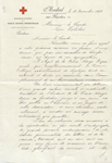 Le Général Président de la Croix-Rouge Espanole. Письмо к Л.Н. Толстому. 14 ноября 1898 года. Мадрид, Испания, на французском языке