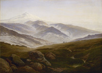Каспар Давид Фридрих. Исполиновы горы. Около 1835 года