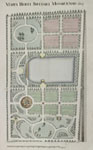 Mappa Horti - первый сохранившийся план Ботанического сада 1807 года