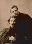 Ф.И. Шаляпин и  А.М.  Горький. Фото 1901 г.