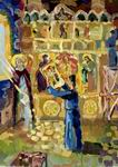 Кислова Дарья. Андрей Рублев пишет иконы для иконостаса Благовещенского собора. 10 лет