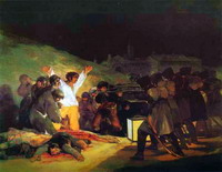 Ф. Гойя. Расстрел повстанцев в ночь на 3 мая 1808 года. Прадо