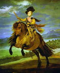 Диего Веласкес. Портрет прина Балтасара Карлоса на коне, 1636. Прадо