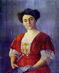 Феликс Валлоттон. Портрет госпожи Гаазен. 1908