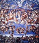 Микеланджело Буонарроти ''Страшный суд''. Сикстинская капелла, 1536-1541