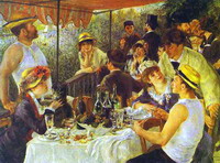 Огюст Ренуар. Завтрак гребцов, 1881. Галерея Дункана Филиппса, Вашингтон
