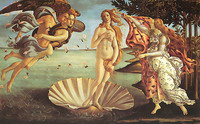 Сандро Боттичелли. Рождение Венеры, 1485. Уффици, Флоренция