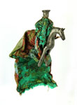 Скульптурное изображение всадника на коне