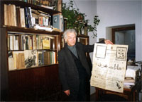 Ю.А. Благов  в своем рабочем кабинете. 2003 г.