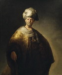 Рембрандт. Мужчина в восточном костюме, 1638. Метрополитен