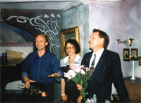 Встреча друзей в казанском клубе ''ЛиМуК''.  Архивная фотография 1996 г.