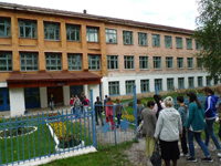 Здание школы, где размещается Музей имени А.М. Кошурникова