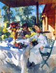 К.А. Коровин. Две дамы на террасе. 1911 г.