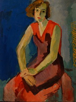 Александр Русаков. Портрет жены художника