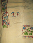 Рубаха мужская (косоворотка) именная. 1910-30-е гг.