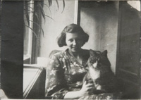 Блокадный кот. Фотография 1949 г.