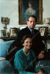 Фотопортрет с автографом экс-монархов Румынии короля Михая Первого и королевы Анны, 1996 г.