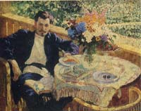 А.М.Герасимов. Портрет искусствоведа В.М.Лобанова. 1913