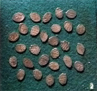 Клад серебряных монет. Kонец XVI в.