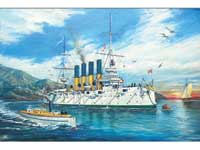 А.Калантаев. Крейсер I ранга ''Варяг'' в Порт-Артуре. 1903 год.. Х.м. 40х60. 2010