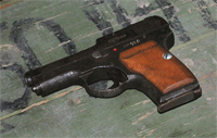 Советский самозарядный 6,3 мм пистолет Коровина. 1930-е гг.