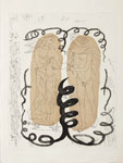 Жорж Брак. Иллюстрация к изданию ''Гесиод. Теогония''. 1955