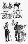 Ex libris Булата Окуджава, 1960-1980-е гг.