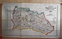 Карта Бугурусланского уезда Самарской губернии 1912г