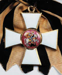 Крест ордена Св. Георгия I-й степени, на ленте. Россия, начало XIX в. Изготовлен для императора Александра I