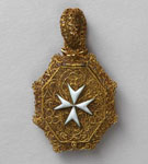 Медальон-мощевик. Принадлежал Великому магистру Ордена Св.Иоанна Иерусалимского Пьеру д Обюссону (1476-1503 гг). Родос, конец XV - начало XVI в. 