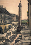 Е.С. Кругликова. Улица Мира. Вандомская колонна. 1914