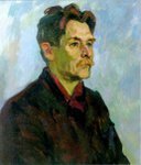 В.Н. Корбаков. Портрет Александра Яшина.1966