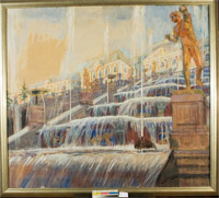 А.Н. Бенуа. Петергофские фонтаны. 1901, 1917