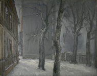 А.И. Морозов. Из окна. 1938